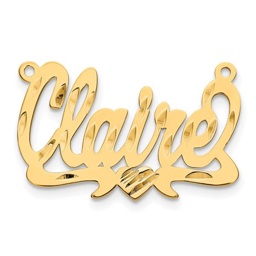 10k-yellow-gold-diamond-cut-heart-name-plate-SolomonJeweler-Wichita-KS-CustomJewelry