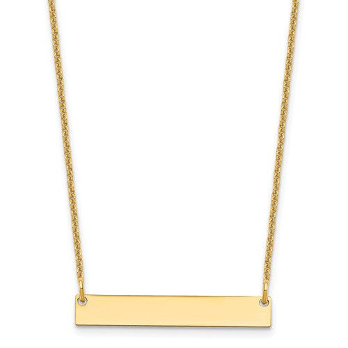 10k-yellow-gold-small-blank-bar-necklace-SolomonJeweler-Wichita-KS-CustomJewelry