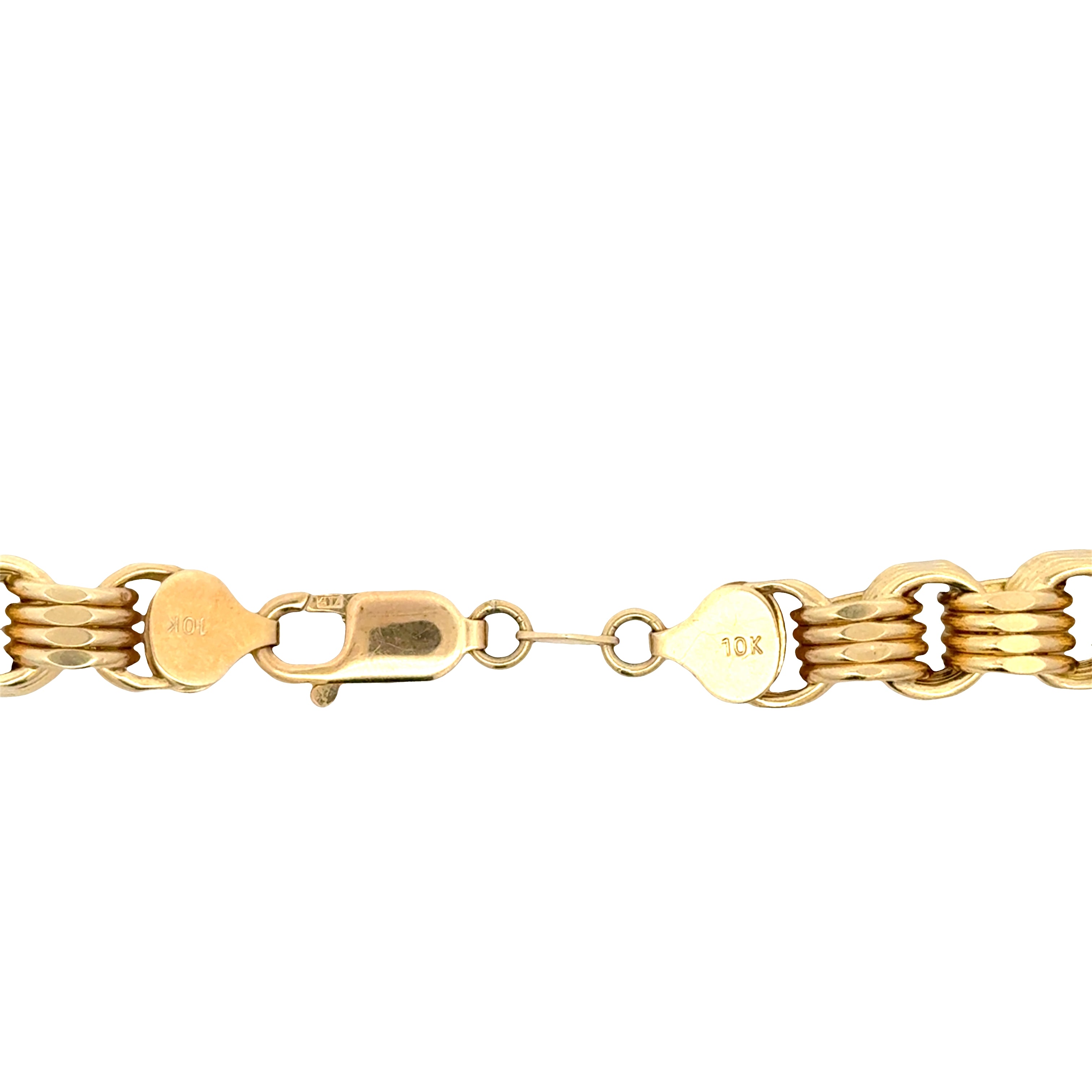 Byzantine chain necklace in yellow gold by Solomon Jeweler