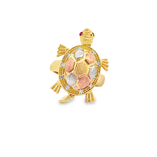 10K Gold Turtle Ring – Solomon Jeweler Wichita Kansas