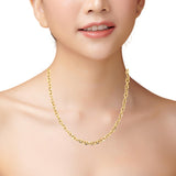 Yellow gold cable chain available at Solomon Jeweler Kansas.