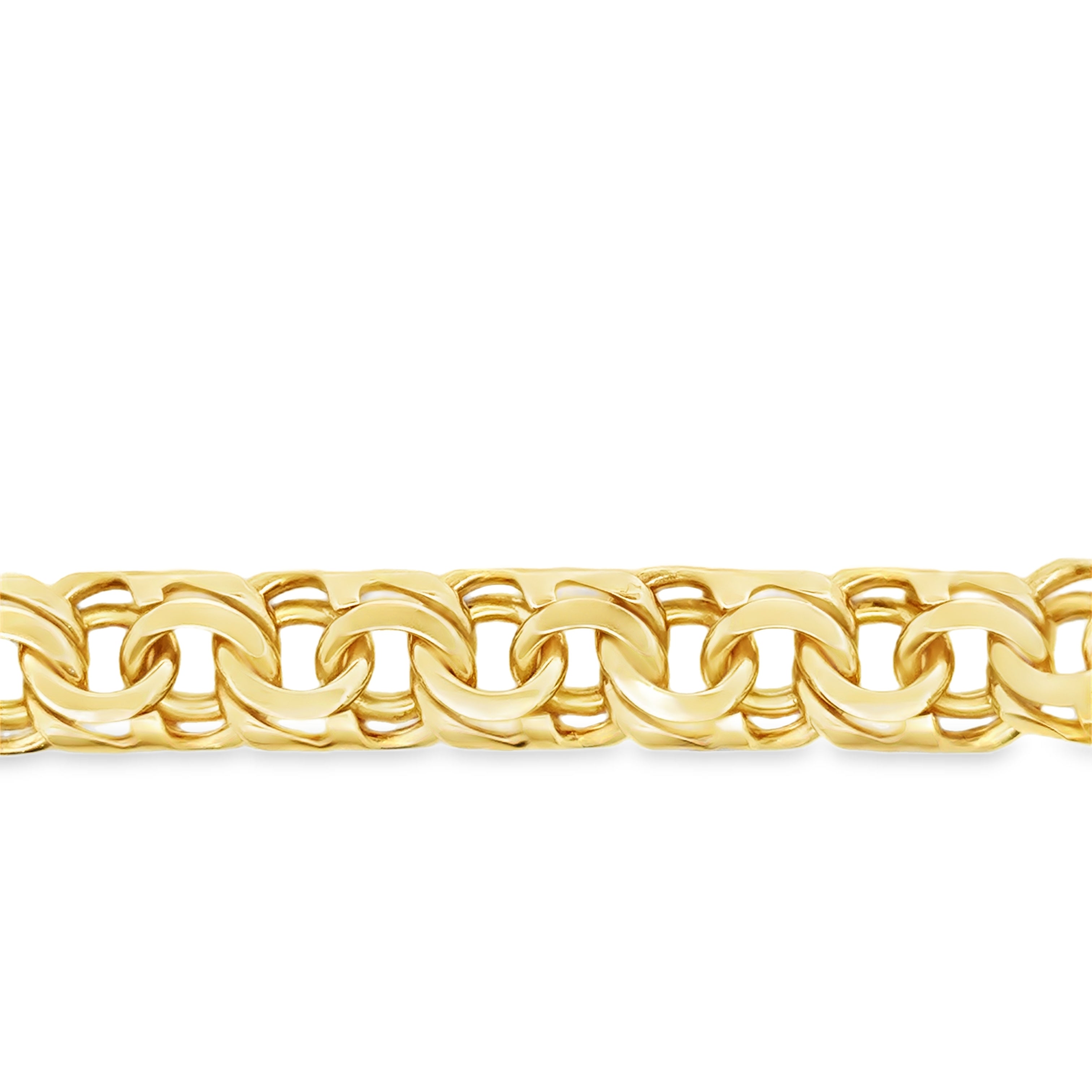 10 Karat Solid Chino Link Bracelet Available at Solomon Jeweler Kansas