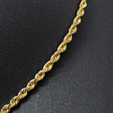 10K Yellow Gold 7mm Solid Rope Chain with Italian Finish – Solomon Jeweler