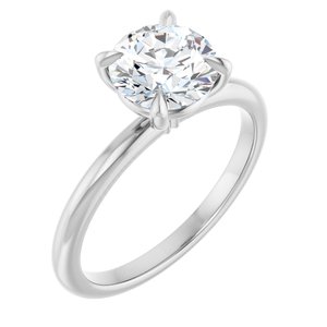 Claw-Prong Engagement Ring — 1 1/2 CTW Lab Diamond