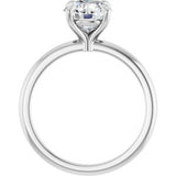 Claw-Prong Engagement Ring — 1 1/2 CTW Lab Diamond
