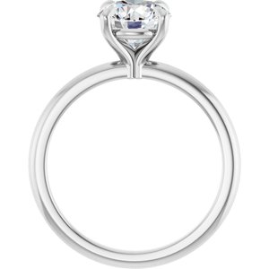 Claw-Prong Engagement Ring — 1 1/2 CTW Lab Diamond