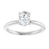 Claw-Prong Engagement Ring — 3/4 CTW Lab Diamond