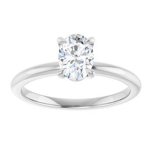 Claw-Prong Engagement Ring — 3/4 CTW Lab Diamond