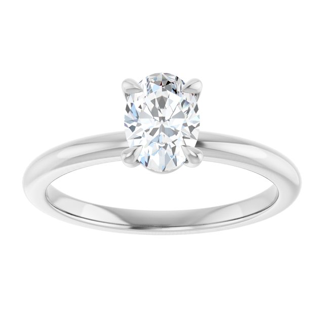 Claw-Prong Engagement Ring — 3/4 CTW Lab Diamond