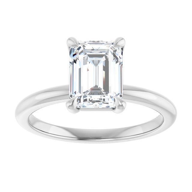 Claw-Prong Engagement Ring — 1 3/4 CTW Lab Diamond