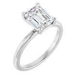 Claw-Prong Engagement Ring — 1 3/4 CTW Lab Diamond