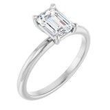 Claw-Prong Engagement Ring — 1 1/4 CTW Lab Diamond