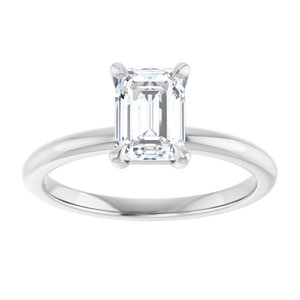 Claw-Prong Engagement Ring — 1 1/4 CTW Lab Diamond