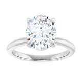 Claw-Prong Engagement Ring — 2 1/2 CTW Lab Diamond