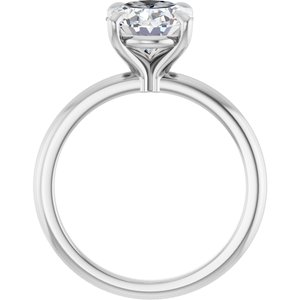 Claw-Prong Engagement Ring — 2 1/2 CTW Lab Diamond