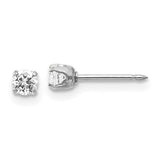 inverness-14k-white-gold-3mm-cz-stud-short-post-earrings-SolomonJeweler-Wichita-KS-CustomJewelry