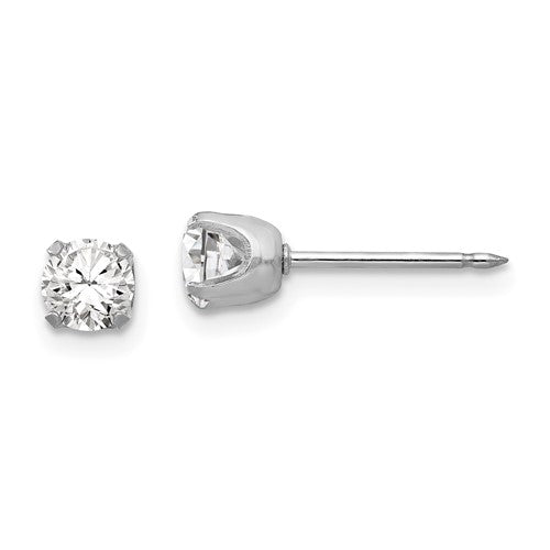 inverness-14k-white-gold-4-25mm-cz-post-earrings-SolomonJeweler-Wichita-KS-CustomJewelry