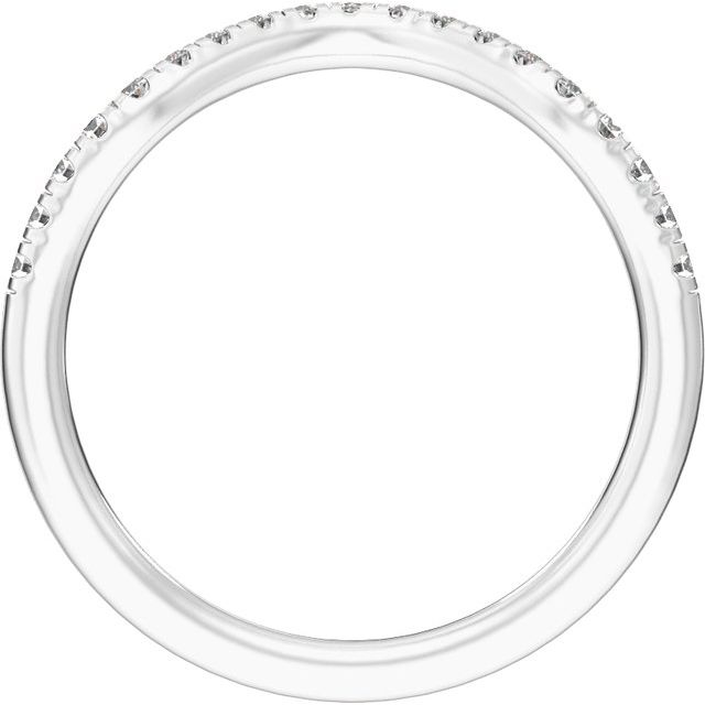 Claw-Prong Three-Stone Engagement Ring or Band — 1/5 CTW Lab Diamond