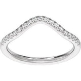 Claw-Prong Three-Stone Engagement Ring or Band — 1/5 CTW Lab Diamond