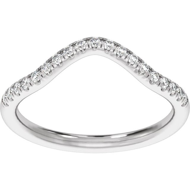 Claw-Prong Three-Stone Engagement Ring or Band — 1/5 CTW Lab Diamond