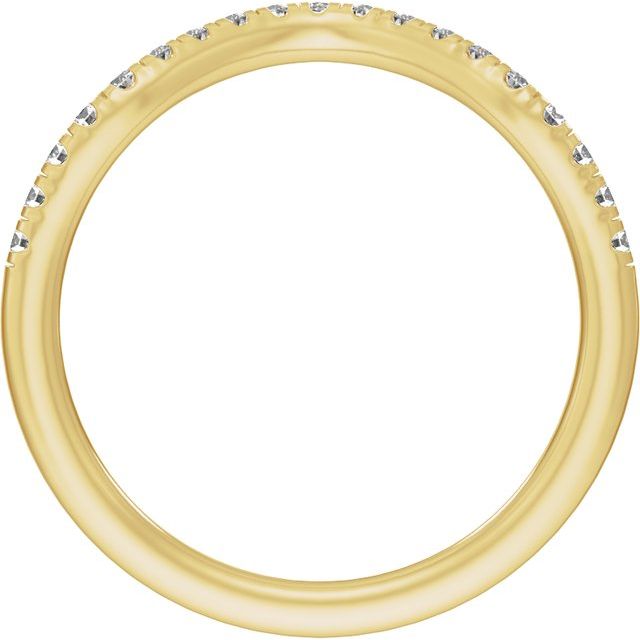 Claw-Prong Three-Stone Engagement Ring or Band — 1/4 CTW Lab Diamond