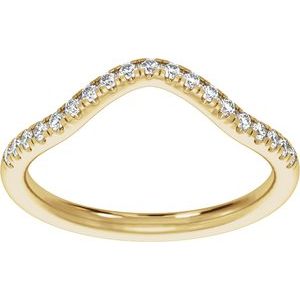 Claw-Prong Three-Stone Engagement Ring or Band — 1/4 CTW Lab Diamond