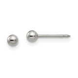 inverness-stainless-steel-polished-3mm-ball-short-post-earrings-SolomonJeweler-Wichita-KS-CustomJewelry