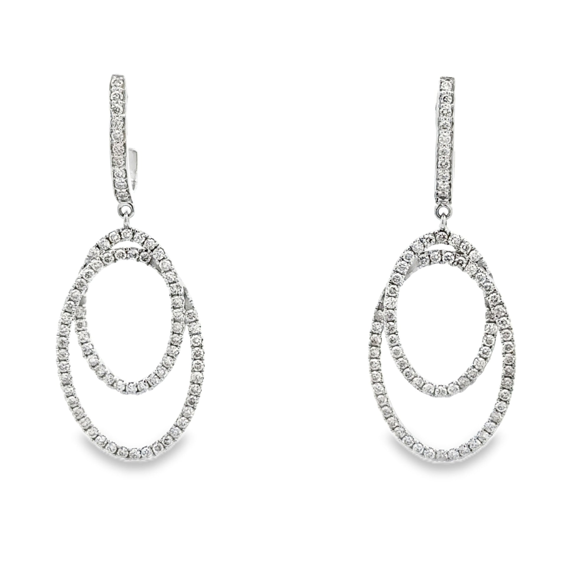 Luxury Diamond Dangle Earrings for Women