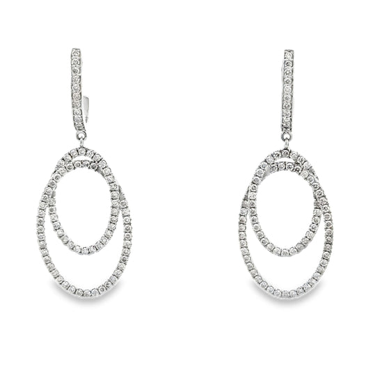Luxury Diamond Dangle Earrings for Women