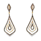 14K Gold Multi-Layer Diamond Dangle Earrings – Solomon Jeweler