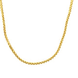 Palm chain in yellow gold available at Solomon jeweler Kansas.
