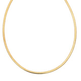 14 karat stretchable gold chain with secure clasp closure