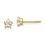 inverness-14k-4mm-star-cz-post-earrings-SolomonJeweler-Wichita-KS-CustomJewelry