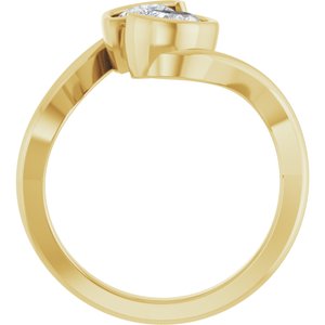 Two-Stone Engagement Ring or Band — 1 1/2 CTW Lab Diamond