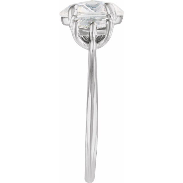 Claw-Prong Three-Stone Engagement Ring or Band — 1 3/4 CTW Lab Diamond