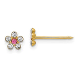 inverness-14k-clear-rose-crystal-flower-earrings-SolomonJeweler-Wichita-KS-CustomJewelry