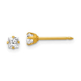 inverness-18k-3mm-square-cz-earrings-SolomonJeweler-Wichita-KS-CustomJewelry