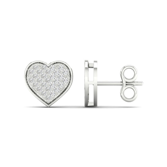 10K 0.15CT Diamond Earring - Solomon Jewelers