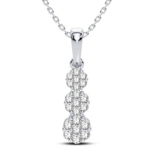 14K 1.00CT Diamond Pendant - Solomon Jewelers