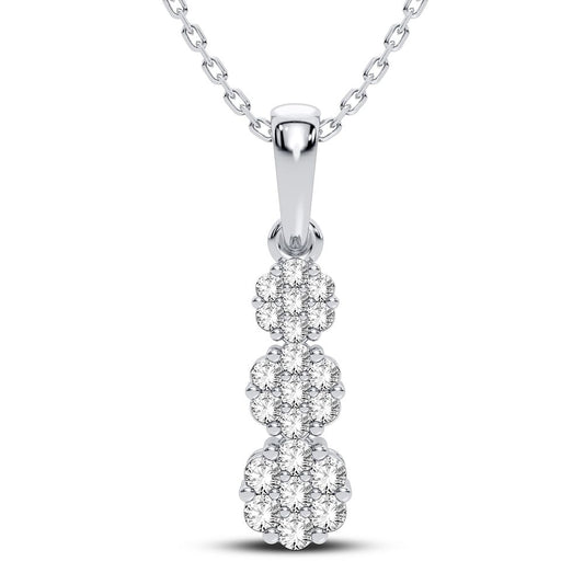 10K 0.22CT Diamond Pendant - Solomon Jewelers