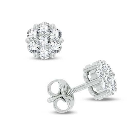 14K 0.50CT DIAMOND EARRING - Solomon Jewelers
