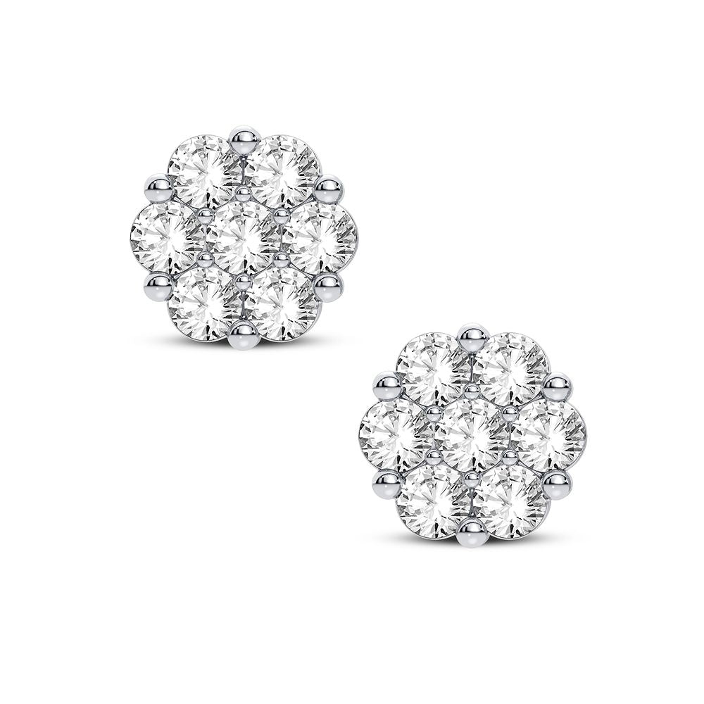 14K 1.00CT Diamond Earring - Solomon Jewelers