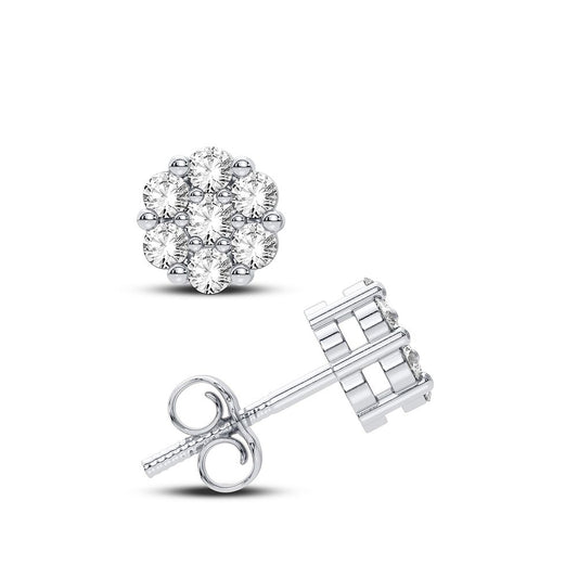 10K 0.14CT Diamond Earring - Solomon Jewelers