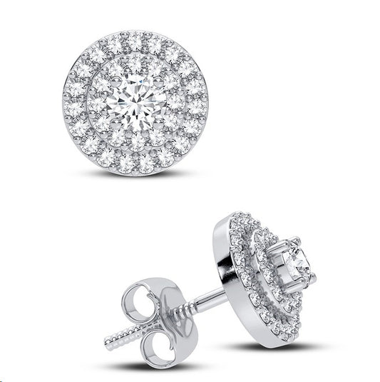 14k 0.50ct Diamond Earring - Solomon Jewelers