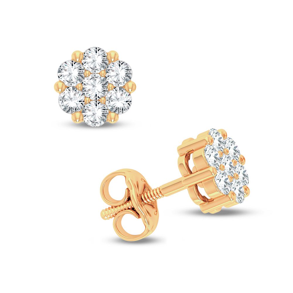14K 0.50CT DIAMOND EARRING - Solomon Jewelers