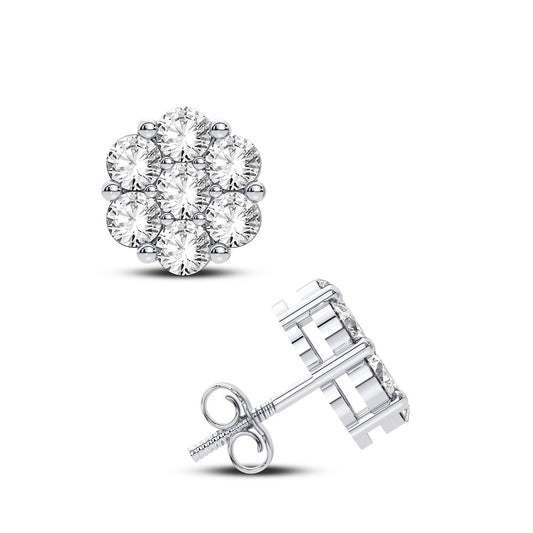 10K 0.91CT Diamond Earring - Solomon Jewelers
