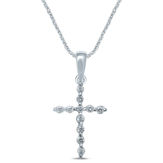 10K  0.09ct DIAMOND Pendant