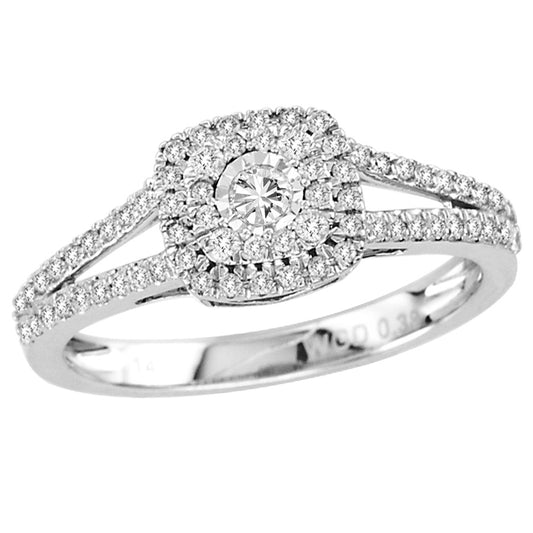 14K 0.38CT Diamond RING - Solomon Jewelers