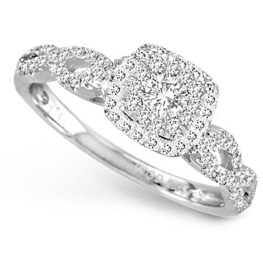 14K  0.35CT DIAMOND RING