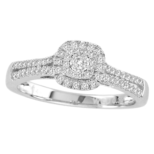 14K 0.30CT DIAMOND RING